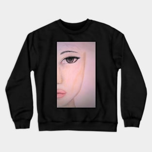 Half Face Beauty Crewneck Sweatshirt